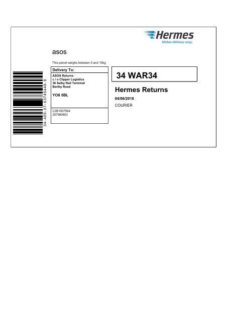 hermes track returns|hermes tracking number on label.